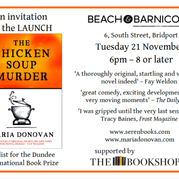 Bridport Book Launch Invite